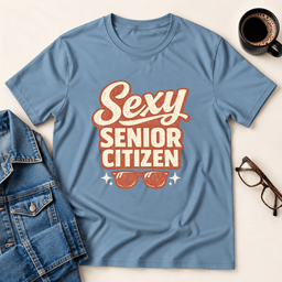 Sexy Senior Citizen T Shirt Gift For Adults