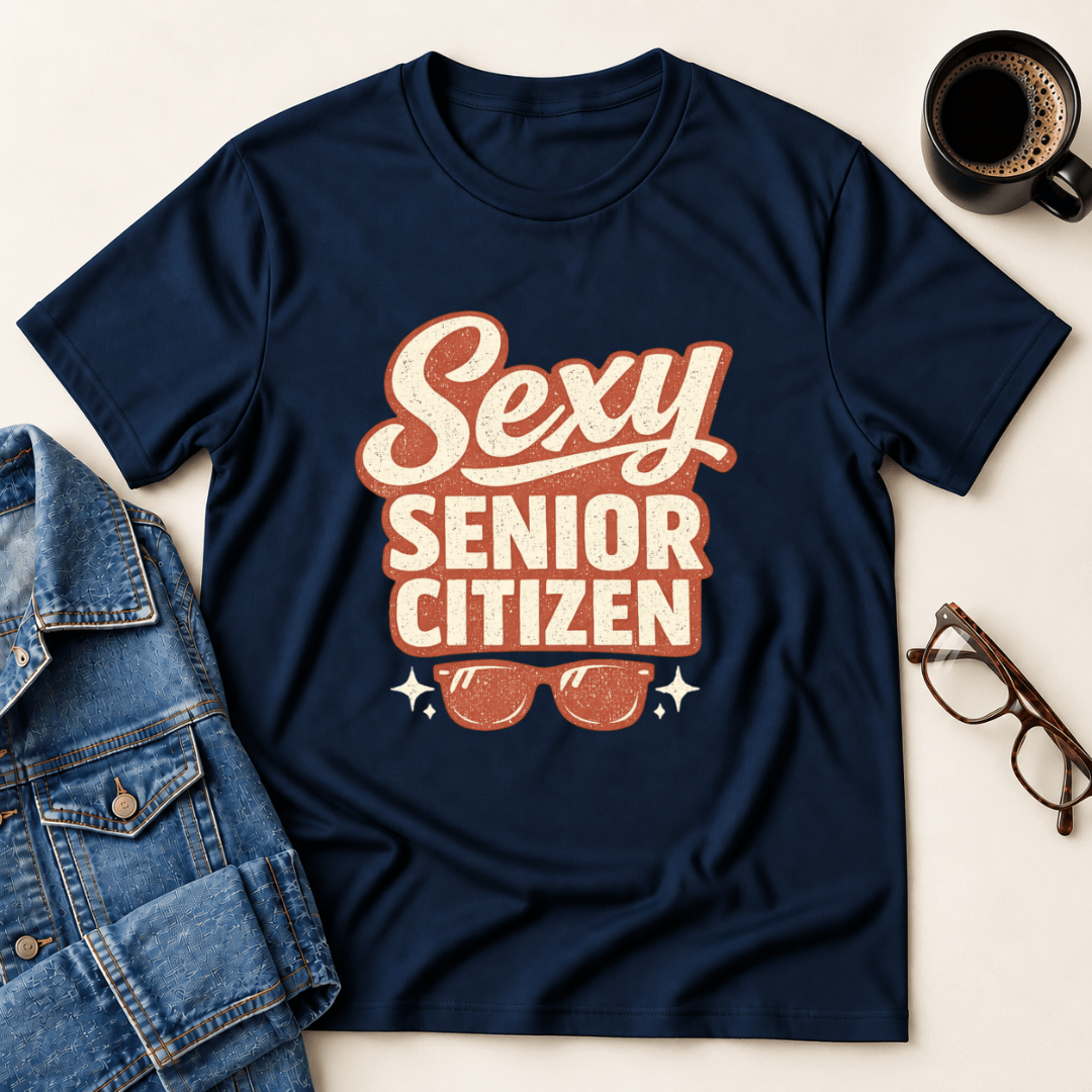 Sexy Senior Citizen T Shirt Gift For Adults
