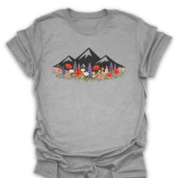 Mountain Wildflower Tee Gift For Hiker