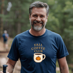 Fall Coffee Club T Shirt Gift For Adults
