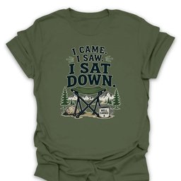 I Came I Saw T Shirt Gift For Hiker
