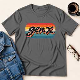 Gen X T Shirt Gift For Adults