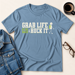 Grab Life By The Sack And Ruck IT T Shirt Gift For Adults