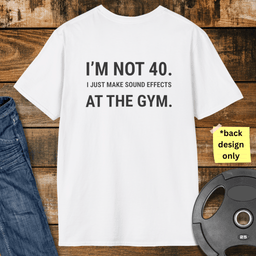 Sound Effects Gym T Shirt Gift For Fitness Lover