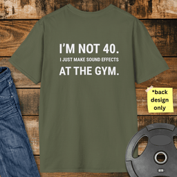 Sound Effects Gym T Shirt Gift For Fitness Lover