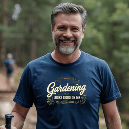 Gardening Looks Good On Me T Shirt Gift For Adults