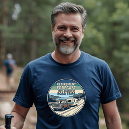Retirement Forecast T Shirt Gift For Adults