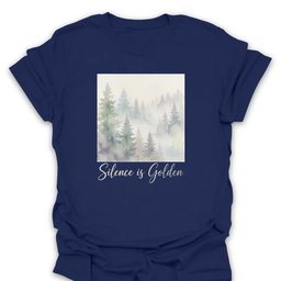 Silence Is Golden T Shirt Gift For Hiker