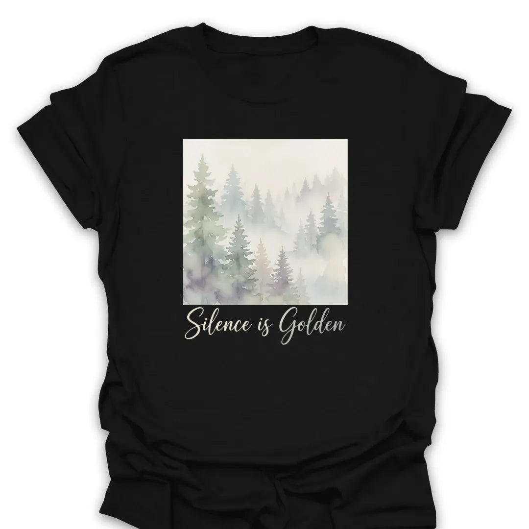 Silence Is Golden T Shirt Gift For Hiker