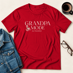 Grandpa Mode Activated T Shirt Gift For Grandpa