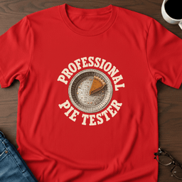 Professional Pie Tester T Shirt Gift For Adults