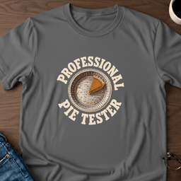 Professional Pie Tester T Shirt Gift For Adults