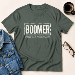 Boomer Been Right For Decads T Shirt Gift For Adults