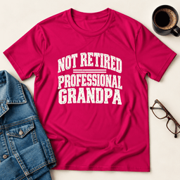 Not Retired Professional Grandpa T Shirt Gift For Grandpa