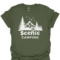 Scenic Camping T Shirt Gift For Hiker