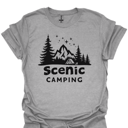 Scenic Camping T Shirt Gift For Hiker