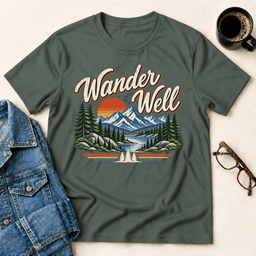 Wander Well T Shirt Gift For Adults