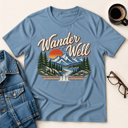 Wander Well T Shirt Gift For Adults