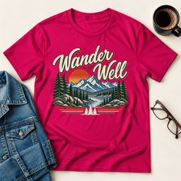Wander Well T Shirt Gift For Adults