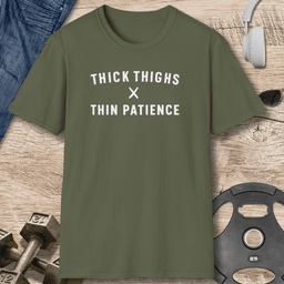 Thick Thighs X Thin T Shirt Gift For Fitness Lover