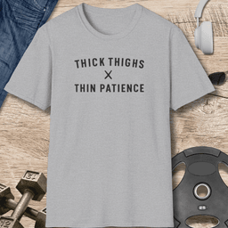 Thick Thighs X Thin T Shirt Gift For Fitness Lover