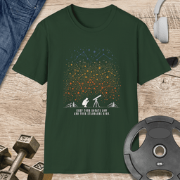 Stargazing Squat Low T Shirt Gift For Fitness Lover