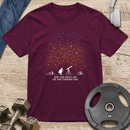 Stargazing Squat Low T Shirt Gift For Fitness Lover