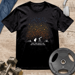 Stargazing Squat Low T Shirt Gift For Fitness Lover