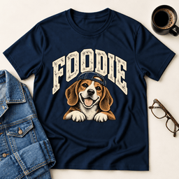 Foodie Beagle T Shirt Gift For Adults