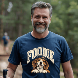 Foodie Beagle T Shirt Gift For Adults