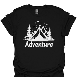 Adventure Awaits T Shirt Gift For Hiker