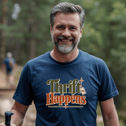 Thrift Happens T Shirt Gift For Adults