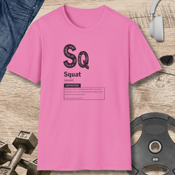 Sq Squat Definition T Shirt Gift For Fitness Lover