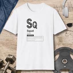 Sq Squat Definition T Shirt Gift For Fitness Lover