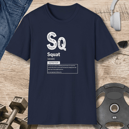 Sq Squat Definition T Shirt Gift For Fitness Lover