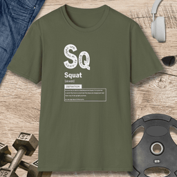 Sq Squat Definition T Shirt Gift For Fitness Lover