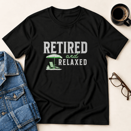 Retired And Relaxed T Shirt Gift For Adults