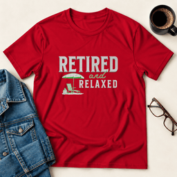 Retired And Relaxed T Shirt Gift For Adults