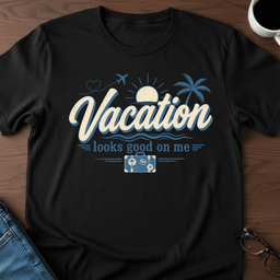 Vacation Looks Good On Me T Shirt Gift For Adults