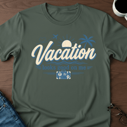 Vacation Looks Good On Me T Shirt Gift For Adults
