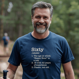 Sixty Defined Birthday T Shirt Gift For Adults