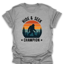 Hide And Seek Champion T Shirt Gift For Hiker