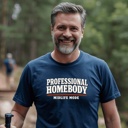 Professional Homebody Midlife Mode T Shirt Gift For Adults