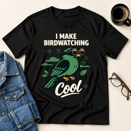 I Make Birdwatching Cool T Shirt Gift For Adults