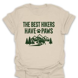 Best Hikers Have Paws Tee Gift For Hiker