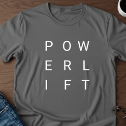 Powerlift T Shirt Gift For Adults