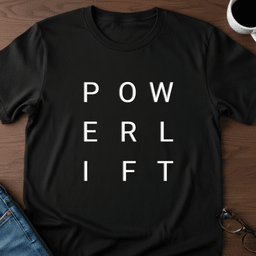 Powerlift T Shirt Gift For Adults