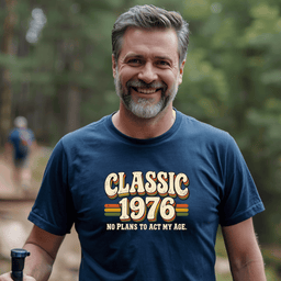 Classic 1976 Birthday T Shirt Gift For Adults
