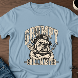 Grumpy Grill Master T Shirt Gift For Adults