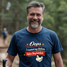 Oops I Counted My Chickens T Shirt Gift For Adults
